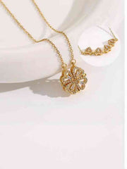 Magnetic Golden Flower Pendant | قلادة زهرة ذهبية مغناطيسية